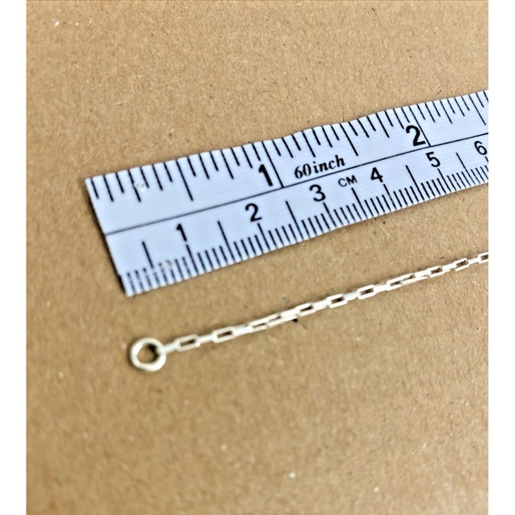 The Unbranded Brand Jewelry - .925 Sterling Silver wide Box Chain Necklace layering 16 inch DESIGNER BRAND NEW